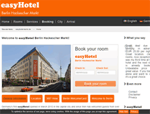 Tablet Screenshot of easyhotel-berlin.de